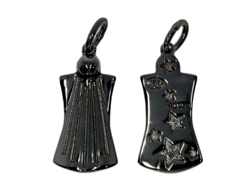 Schutzengel 925er Silber schwarz